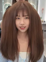 ✨ 水霧染｜栗子茶棕色 ✨作品，設計師 Ella，桃園中壢區Garden hair 花園 中原店
