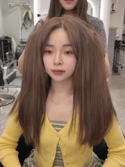 🤍 白鹿同款｜亞麻灰棕 水霧染作品，設計師 Ella，桃園中壢區Garden hair 花園 中原店