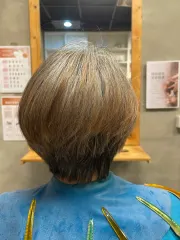 高層次短髮作品，設計師 Bobo何采霏✨✨，桃園桃園區淥彩洮沙龍店