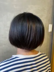 日系低層次短髮作品，設計師 Bobo何采霏✨✨，桃園桃園區淥彩洮沙龍店