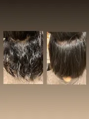 縮毛矯正作品，設計師 Bobo何采霏✨✨，桃園桃園區淥彩洮沙龍店