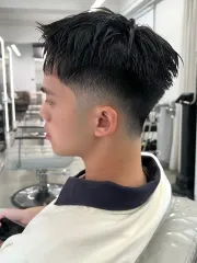 美式前刺髮型作品，設計師 Jay，台中北區O3O一中店