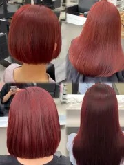 染髮作品，設計師 涵涵，高雄左營區尤拿