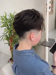 韓系氛圍燙作品，設計師 TINA雅婷，台南東區Mindo Hair Salon 名度髮藝