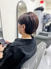 日系極簡短髮 ✨作品，設計師 Ecko，桃園中壢區MARA hair atelier
