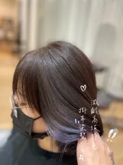 掛耳染作品，設計師 安雅~~Amber，新北三峽區SHINE 耀