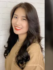 韓系 八字瀏海 手繞燙