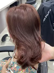 粉棕色作品，設計師 Viki，桃園中壢區VI STYLE HAIR