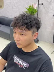 羊毛感捲髮作品，設計師 Viki，桃園中壢區VI STYLE HAIR