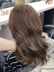 冷棕色作品，設計師 Viki，桃園中壢區VI STYLE HAIR