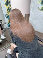 裸霧奶茶棕 Nude Milk Tea Brown作品，設計師 Dora，高雄楠梓區BIE hair lounge