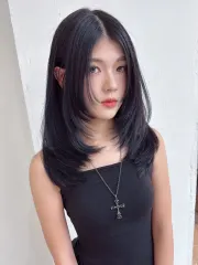 質感藍黑色作品，設計師 TUTU｜台北市中山區，台北中山區KOMM HAIR 中山北店