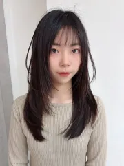 縮毛矯正燙作品，設計師 TUTU｜台北市中山區，台北中山區KOMM HAIR 中山北店