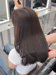 茶棕染髮作品，設計師 Qin，台北信義區Komm hair
