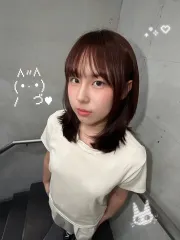 韓系層次剪作品，設計師 咪咪，台北大安區Round2