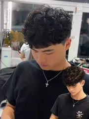 日系羊毛捲作品，設計師 Eileen艾莉，新竹北區日沐Hair salon