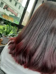 區塊染作品，設計師 Tanya ت，台北信義區FOUR HAIR