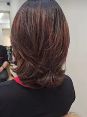 層次剪髮作品，設計師 Tanya ت，台北信義區FOUR HAIR