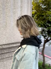 歐美短漸層作品，設計師 珮娟pinky，桃園龜山區曼都