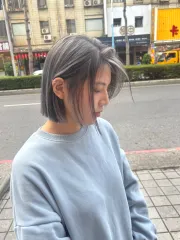自然系挑染作品，設計師 你的設計師💛元圓，台北中正區蘆洲髮宅