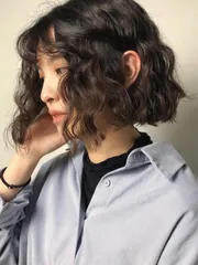 短髮波紋捲