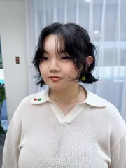 日系翹翹頭作品，設計師 Zoe，台北松山區KOMM Hair微風店