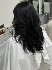 韓系層次燙作品，設計師 珍妮Janet，台北大安區尤卡台北光復店