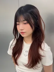 層次燙作品，設計師 髮型師莉莉，台北中山區Komm Hair 松江店