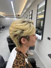 男生漂髮作品，設計師 髮型師莉莉，台北中山區Komm Hair 松江店