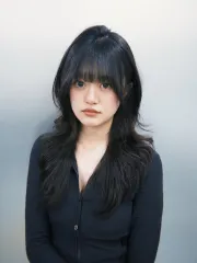 層次燙作品，設計師 髮型師莉莉，台北中山區Komm Hair 松江店