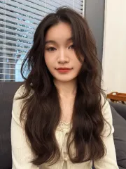 層次燙髮作品，設計師 Niki，新竹東區Moku salon