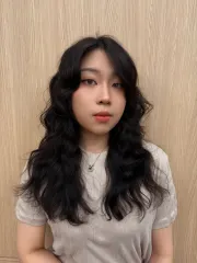 法式層次捲髮作品，設計師 Niki，新竹東區Moku salon