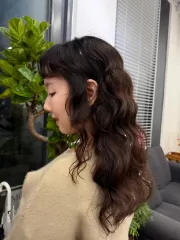 法式層次燙作品，設計師 Niki，新竹東區Moku salon