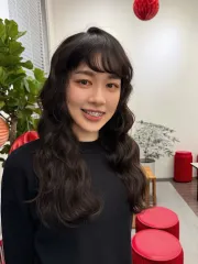 法式層次捲髮作品，設計師 Niki，新竹東區Moku salon