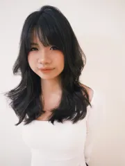 韓系層次捲髮作品，設計師 振浩 Jimmy，台中北區Round2一中店