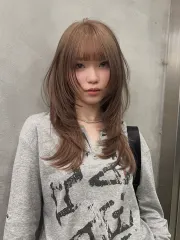 日系層次剪作品，設計師 Eddie，高雄左營區Round2富國店