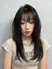 韓系層次剪作品，設計師 Hiro，基隆仁愛區C.T HAIR