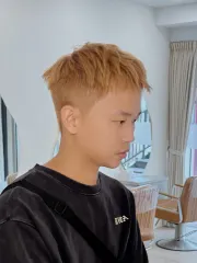 層次剪裁作品，設計師 Vivi，台中北區Round2 一中店