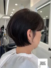 韓系掛耳短髮作品，設計師 Kalvin，新北板橋區Klatch 府中店