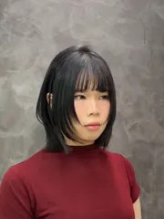 韓系層次短髮作品，設計師 Ariel，新北板橋區Klatch