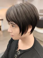 中性日系短髮