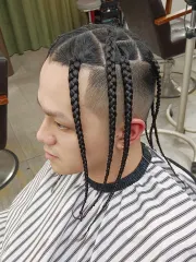 編髮作品，設計師 煜惟，台北大同區Nox hair salon