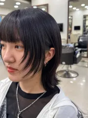 小貓狼尾作品，設計師 Yvonne shen，台北大安區Felix_Salon