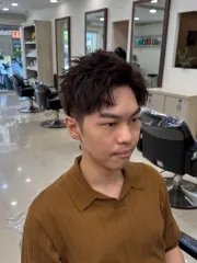 男士韓系造型剪裁作品，設計師 Yvonne shen，台北大安區Felix_Salon