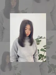 韓系層次剪作品，設計師 Wena，台中西區艾淇髮廊