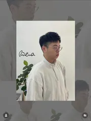 男生剪髮作品，設計師 Wena，台中西區艾淇髮廊