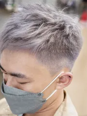 碎蓋前刺髮作品,設計師 Haler哈樂,台中中區湛心髮癒 ZHANXIN SALON