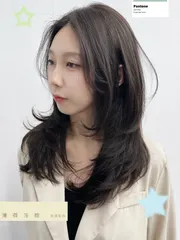 免漂霧感髮色作品，設計師 Bella貝拉✨，台中西屯區Korewa大隆店