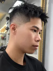 前刺髮型作品，設計師 Yen，台中西區Minus salon