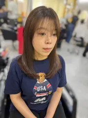 剪染作品，設計師 小芝，台北松山區索兒沙龍